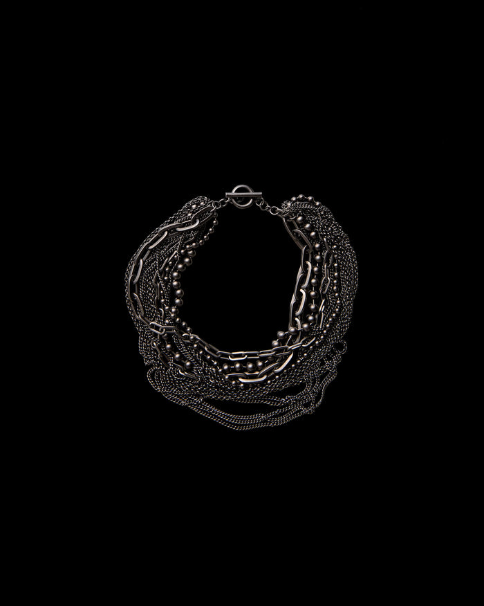 black layer necklace ブラックレイヤーネックレス être sans voix　エートル　サン　ヴォア